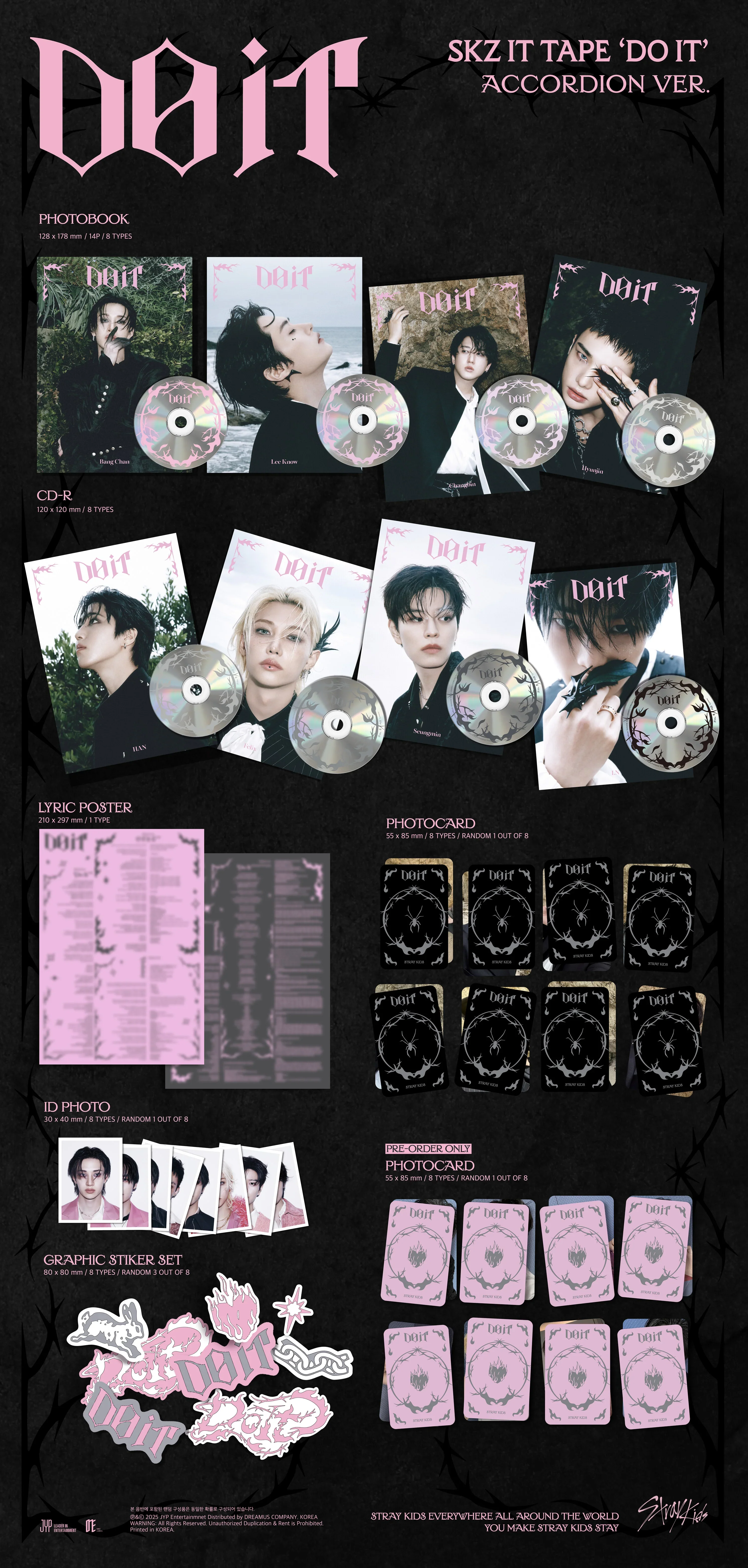 Stray Kids - SKZ IT TAPE [DO IT] ACCORDION Ver. - Image 2