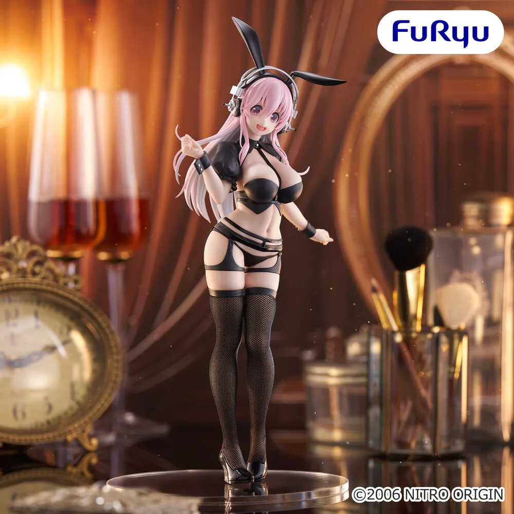 Super Sonico Series Bi Cute Bunnies Figure- Super Sonico Reverse Bunny Ver. - Image 2