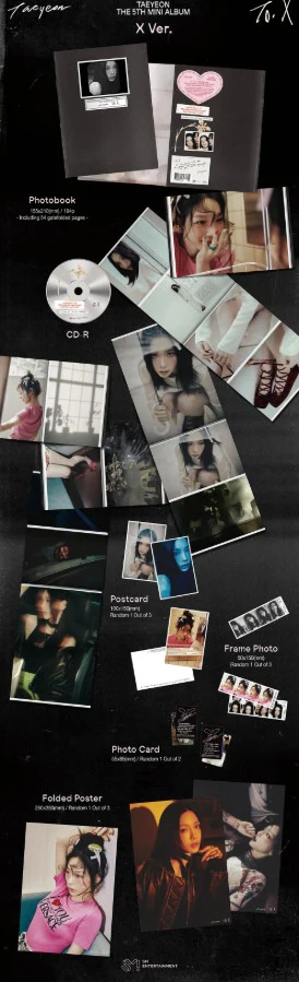 TAEYEON - 5TH MINI ALBUM [To. X] X Ver. - Image 2