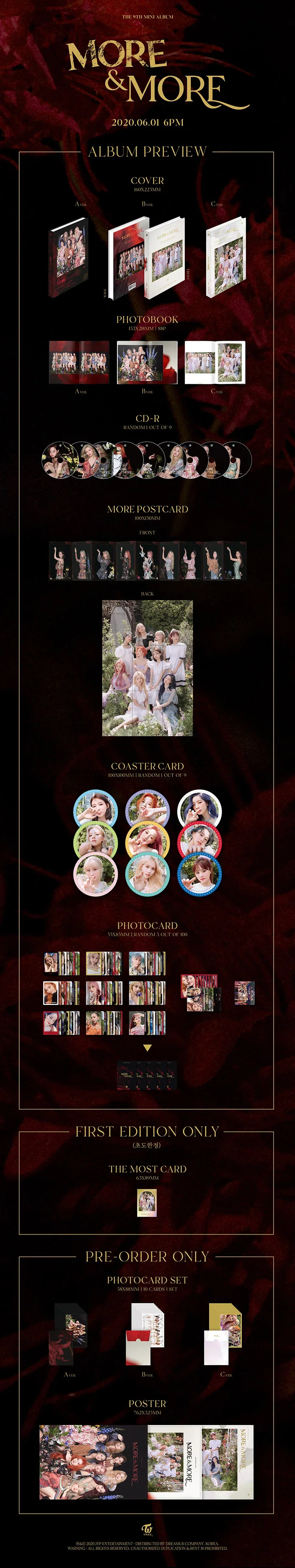TWICE -9TH MINI ALBUM [MORE & MORE] - Image 2
