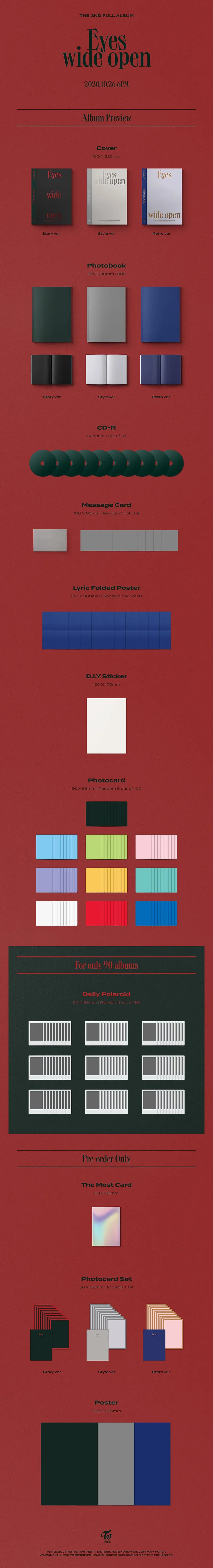 TWICE - Eyes wide open [2nd ALBUM] - Image 2