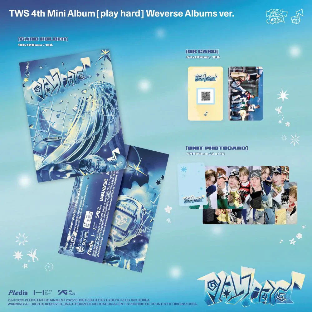 TWS - 4th Mini Album [play hard] Weverse Albums Ver. - Image 2