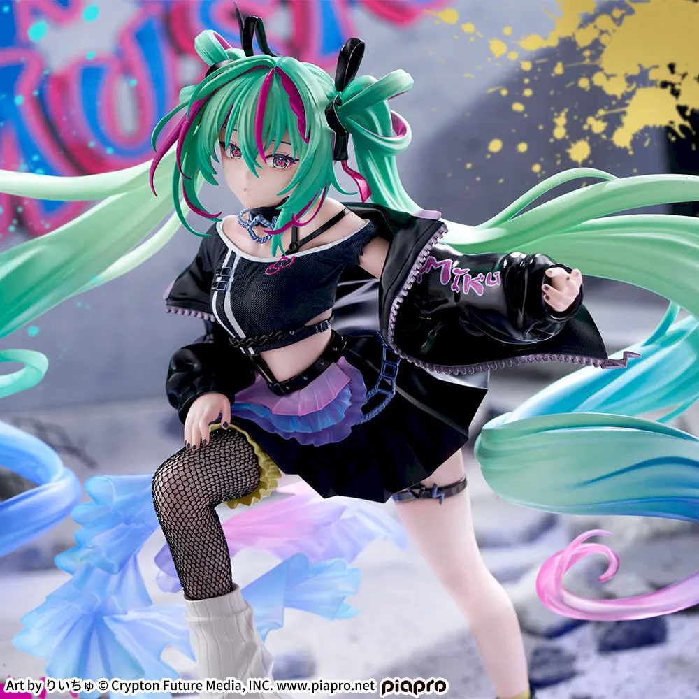 Vocaloid FiGURiZMa Hatsune Miku (Punk!) Figure - Image 3