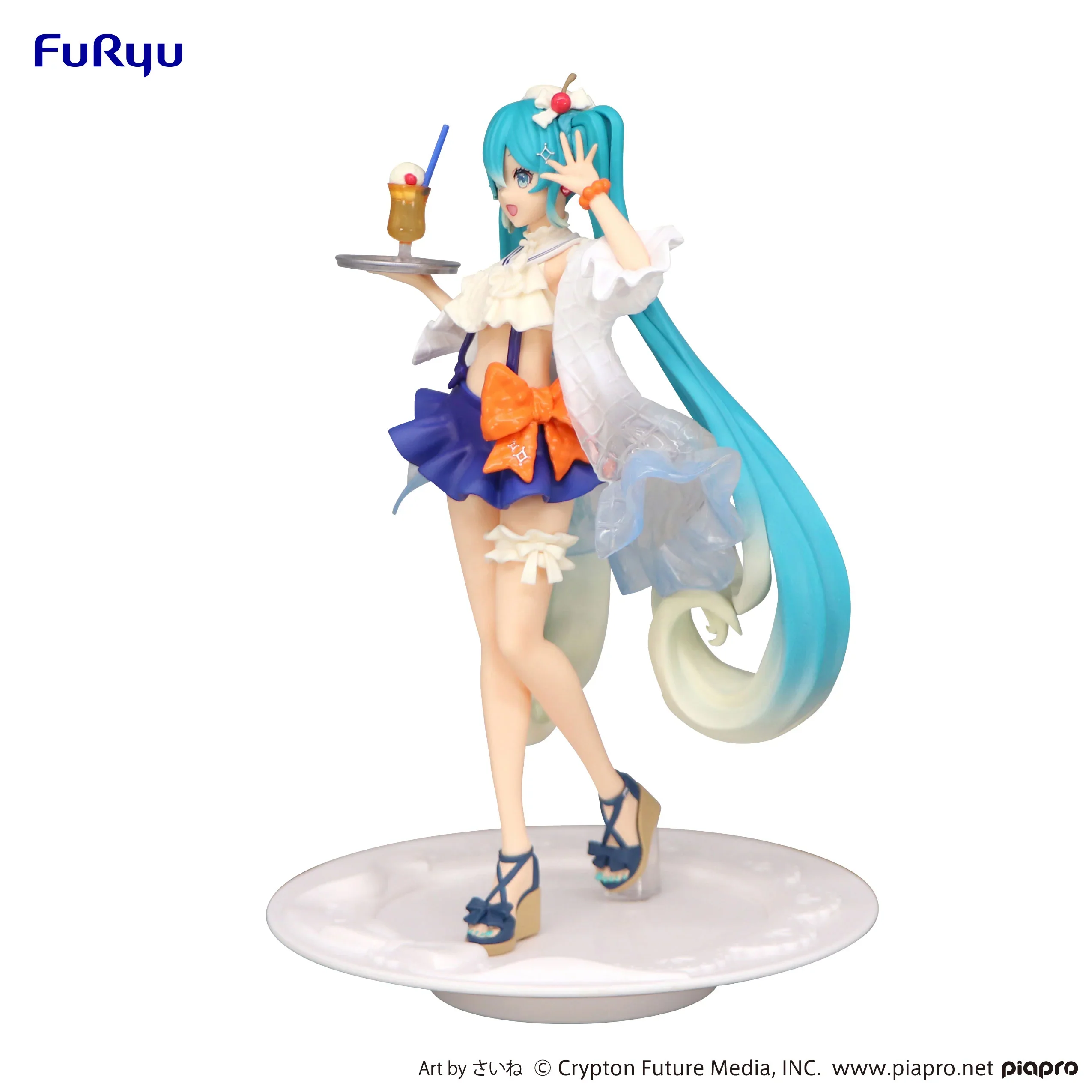 Vocaloid SweetSweets Series Hatsune Miku (Tropical Juice Color Ver.) Exceed Creative Figure (2nd Hand) - Image 4
