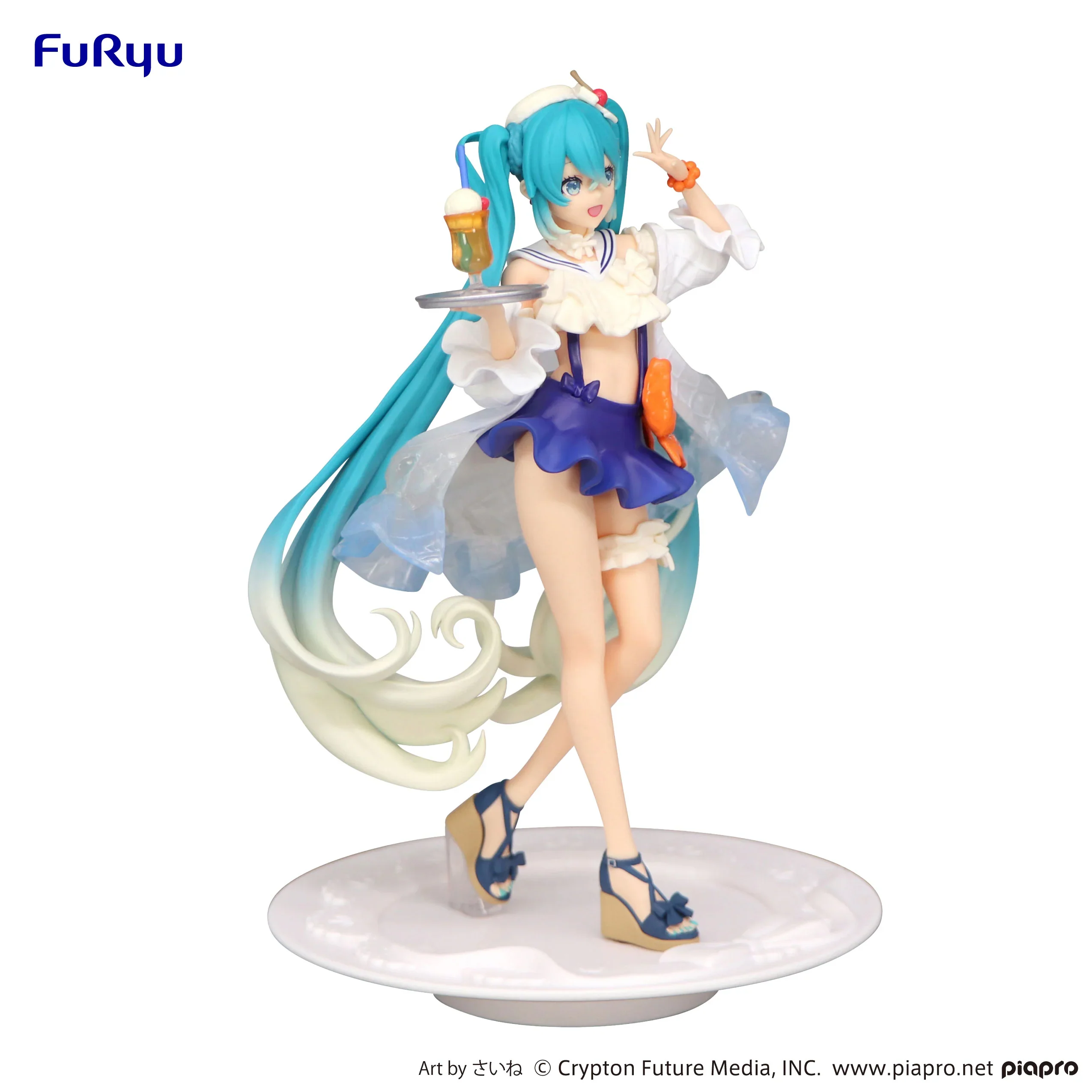 Vocaloid SweetSweets Series Hatsune Miku (Tropical Juice Color Ver.) Exceed Creative Figure (2nd Hand) - Image 5