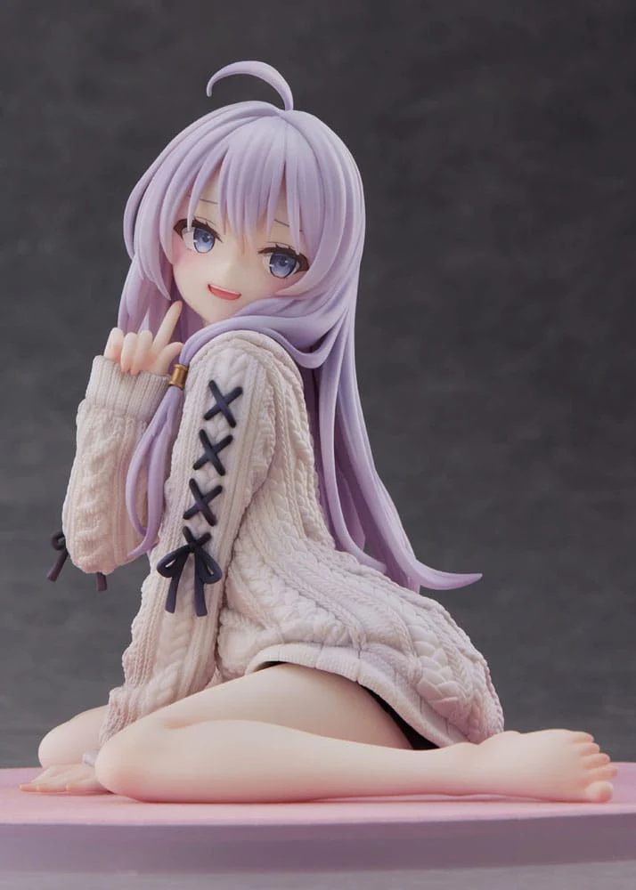 Wandering Witch: The Journey of Elaina PVC Statue 1/7 Elaina Knit One-piece Dress Ver. 15 cm - Image 11