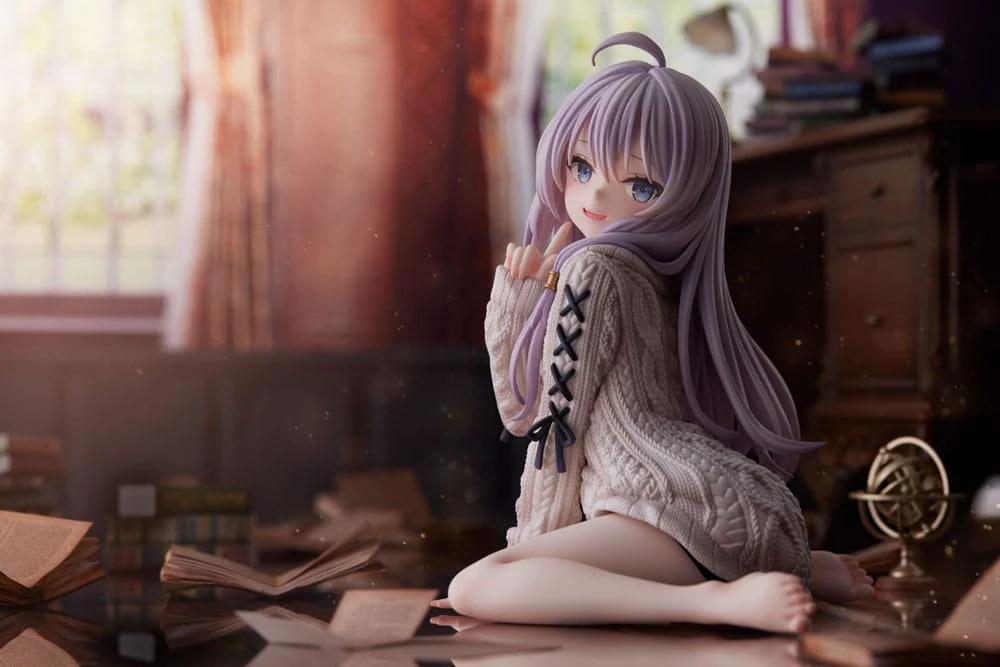 Wandering Witch: The Journey of Elaina PVC Statue 1/7 Elaina Knit One-piece Dress Ver. 15 cm - Image 3