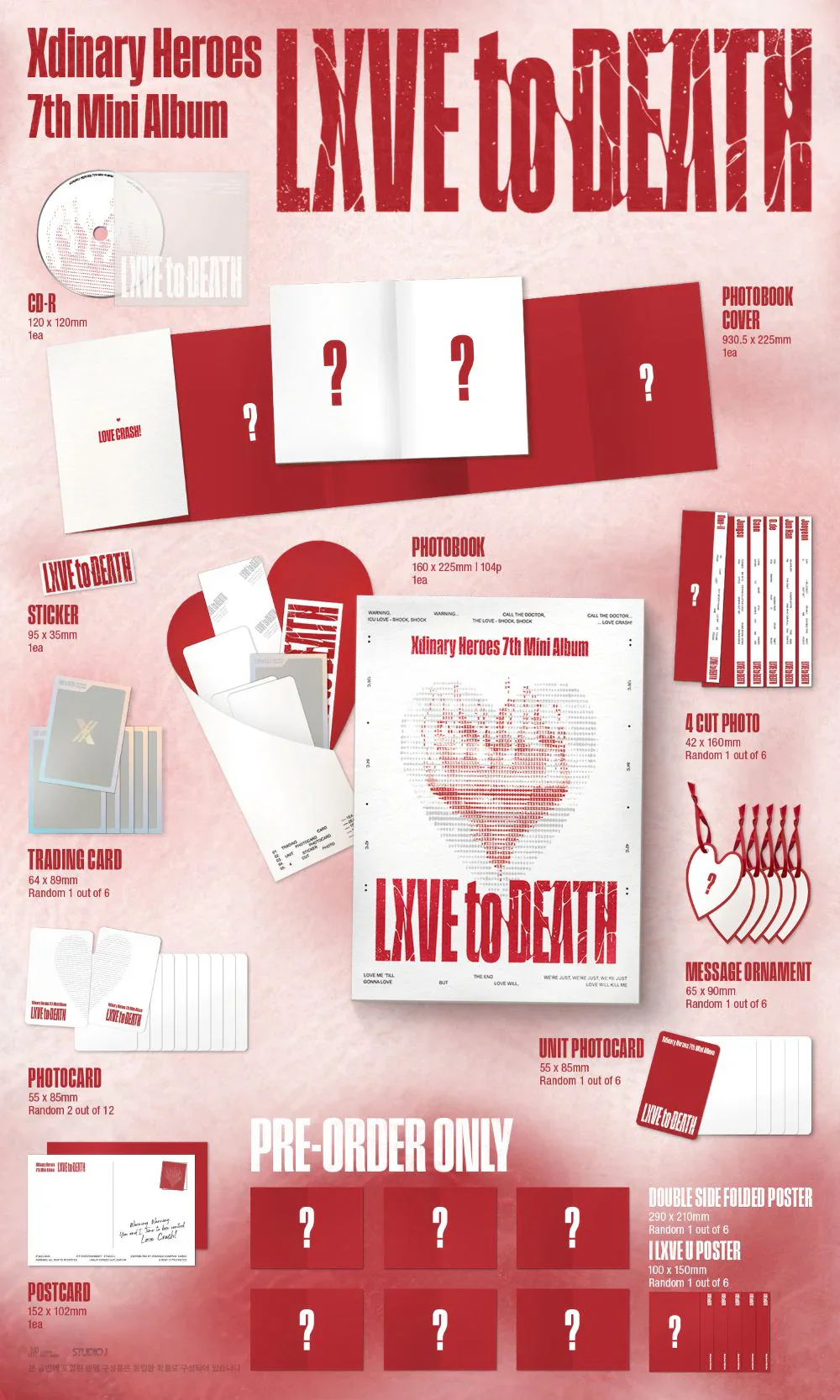 Xdinary-Heroes - 7th Mini Album [LXVE to DEATH] Photobook Ver. - Image 2