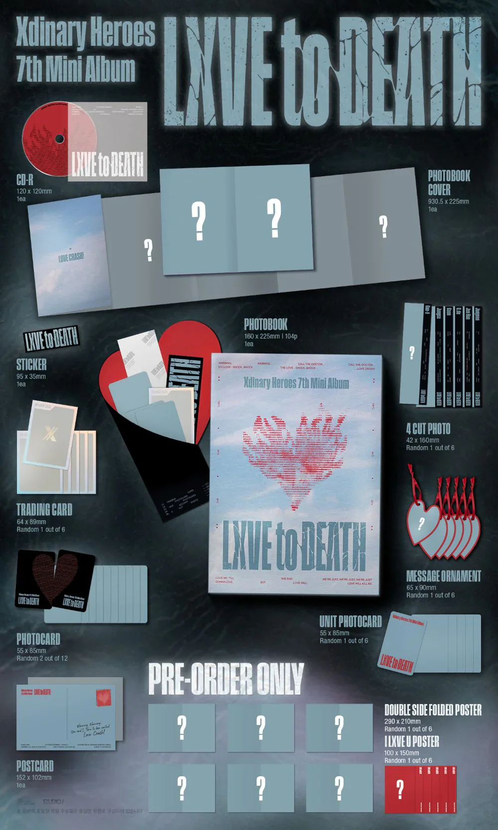 Xdinary-Heroes - 7th Mini Album [LXVE to DEATH] Photobook Ver. - Image 3