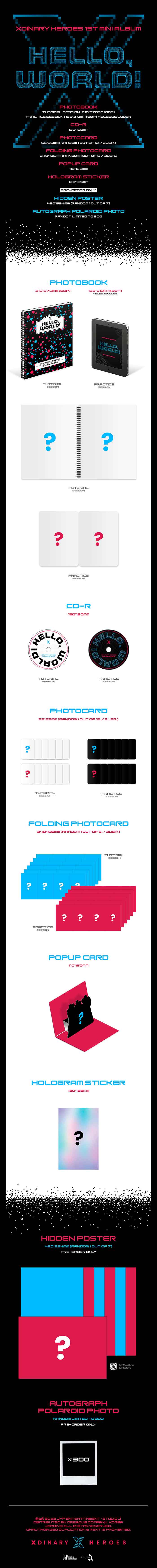 XDINARY-HEROES - HELLO, WORLD! [1ST MINI ALBUM] - Image 2