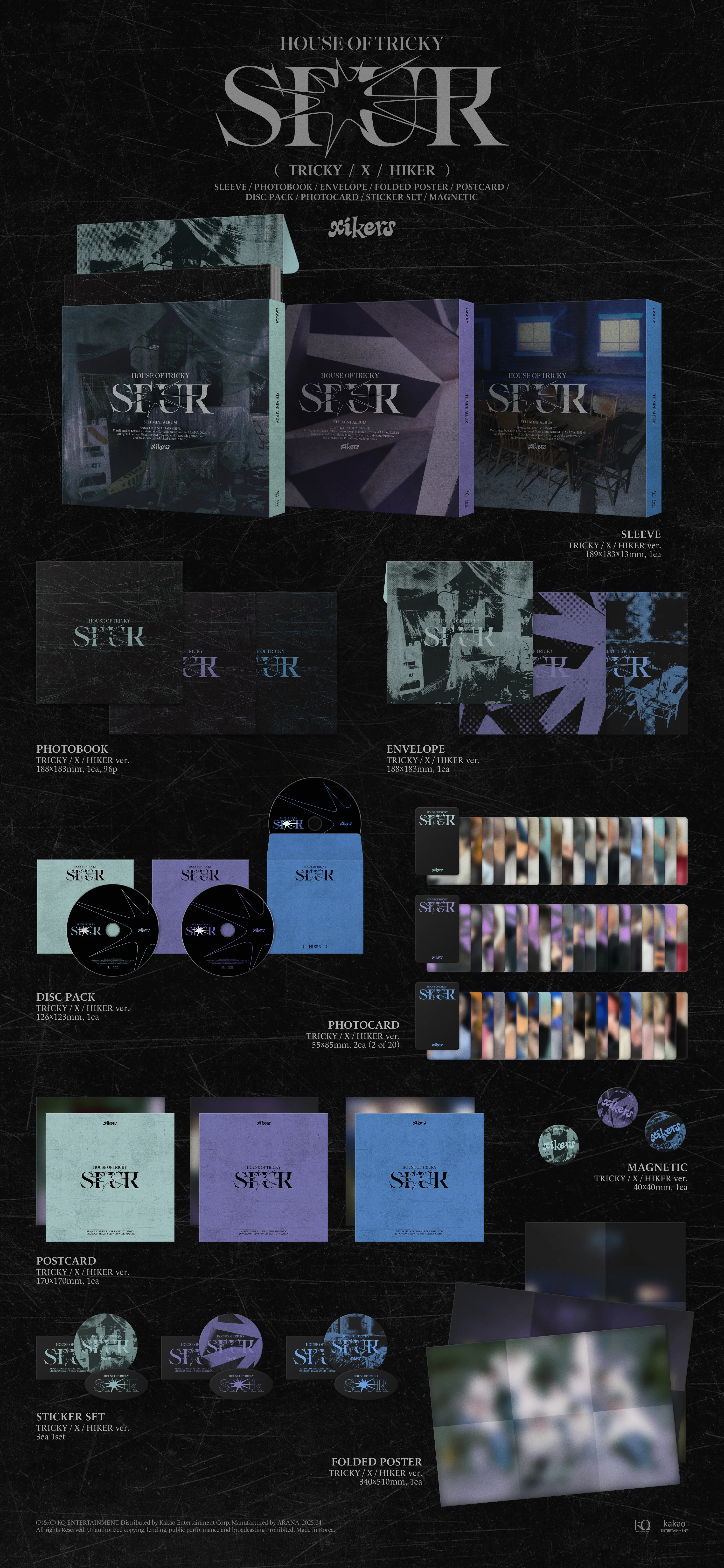 xikers - 5th Mini Album [HOUSE OF TRICKY SPUR] Standard Ver. - Image 2