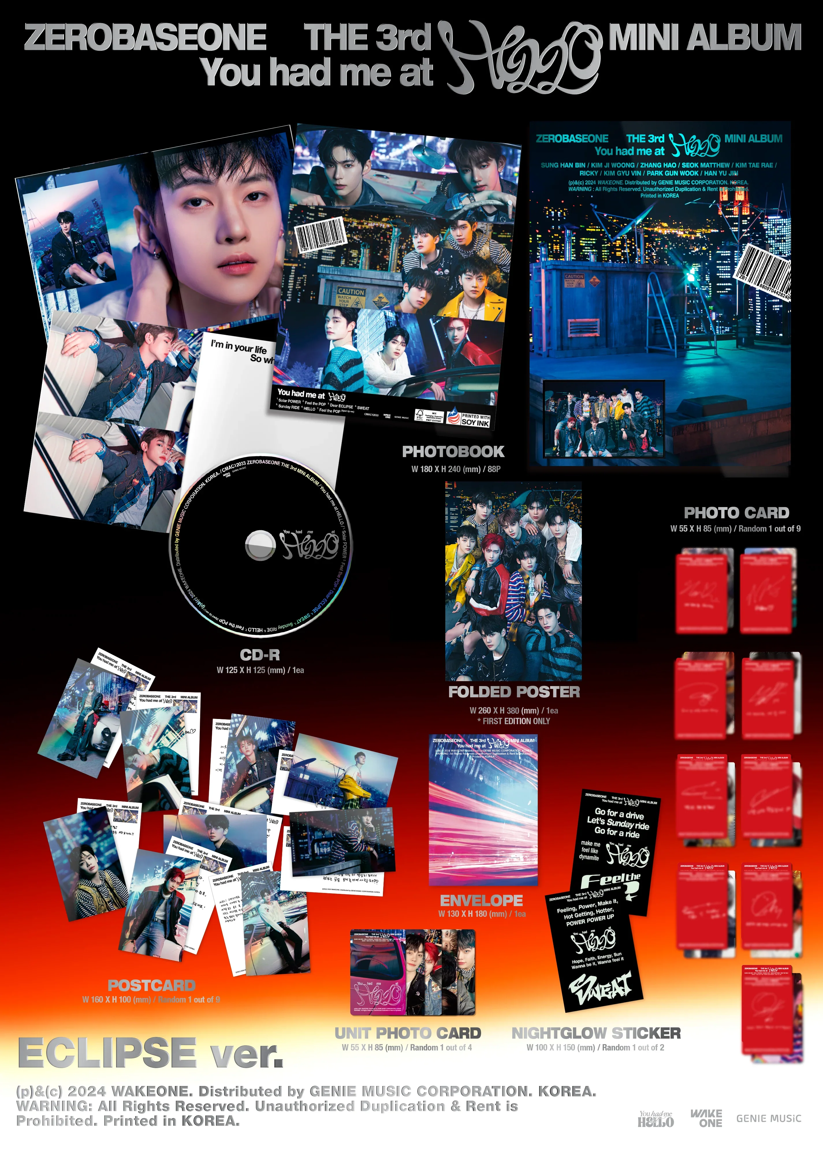 ZEROBASEONE - 3RD MINI ALBUM [You had me at HELLO] - Image 2