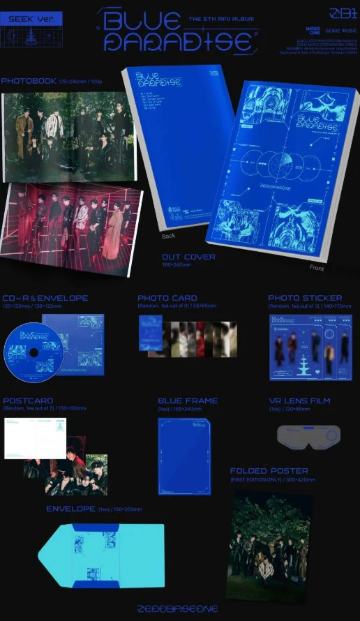 ZEROBASEONE - The 5th Mini Album [BLUE PARADISE] Standard Ver. - Image 4