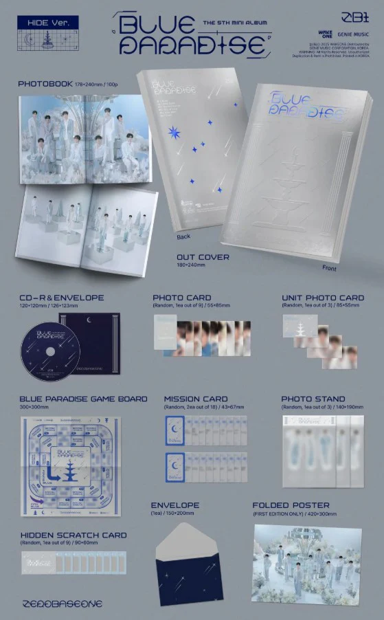 ZEROBASEONE - The 5th Mini Album [BLUE PARADISE] Standard Ver. - Image 5